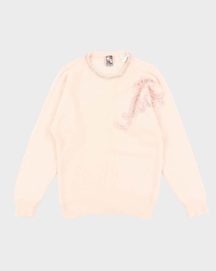 Vintage Alison H Wool & Angora Blend Knit Jumper - L