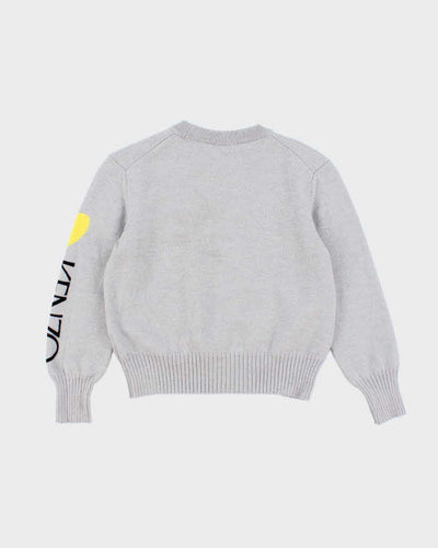 Kenzo Grey Wool Blend Jumper - M