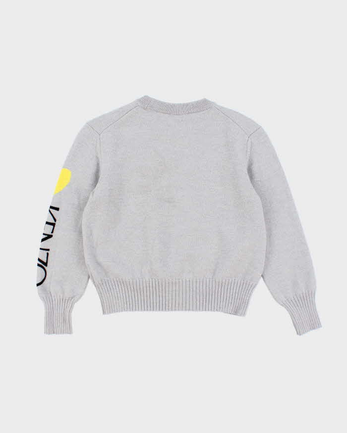 Kenzo Grey Wool Blend Jumper - M