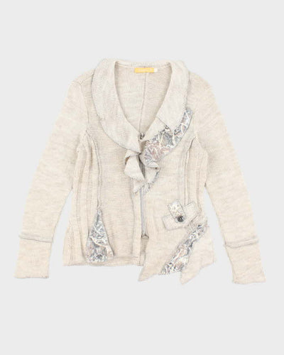 Vintage Y2k 00s Crisca Wool & Mohair Blend Cardigan - M