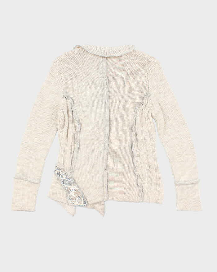 Vintage Y2k 00s Crisca Wool & Mohair Blend Cardigan - M