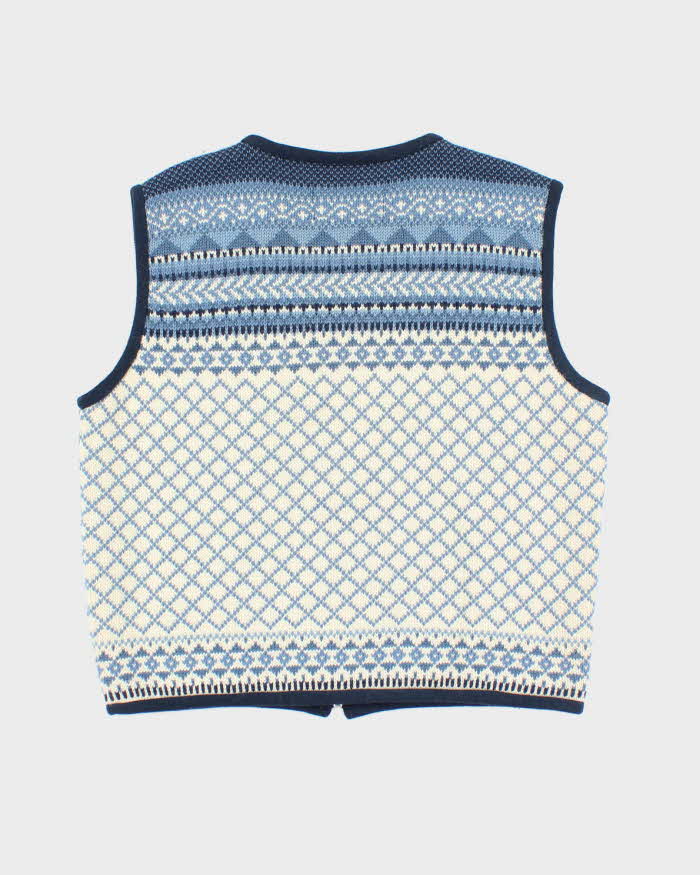 Vintage Kootenay Wool Zip-Up Tank Knit - S