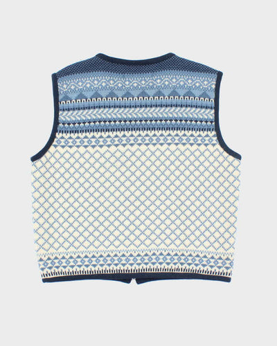 Vintage Kootenay Wool Zip-Up Tank Knit - S