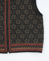 Vintage Kootenay Wool Zip-Up Tank Knit - XL