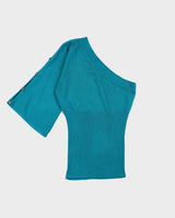 Vintage Y2k 00s Le Chateau One Shoulder Knit Top - XS