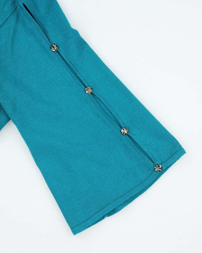 Vintage Y2k 00s Le Chateau One Shoulder Knit Top - XS