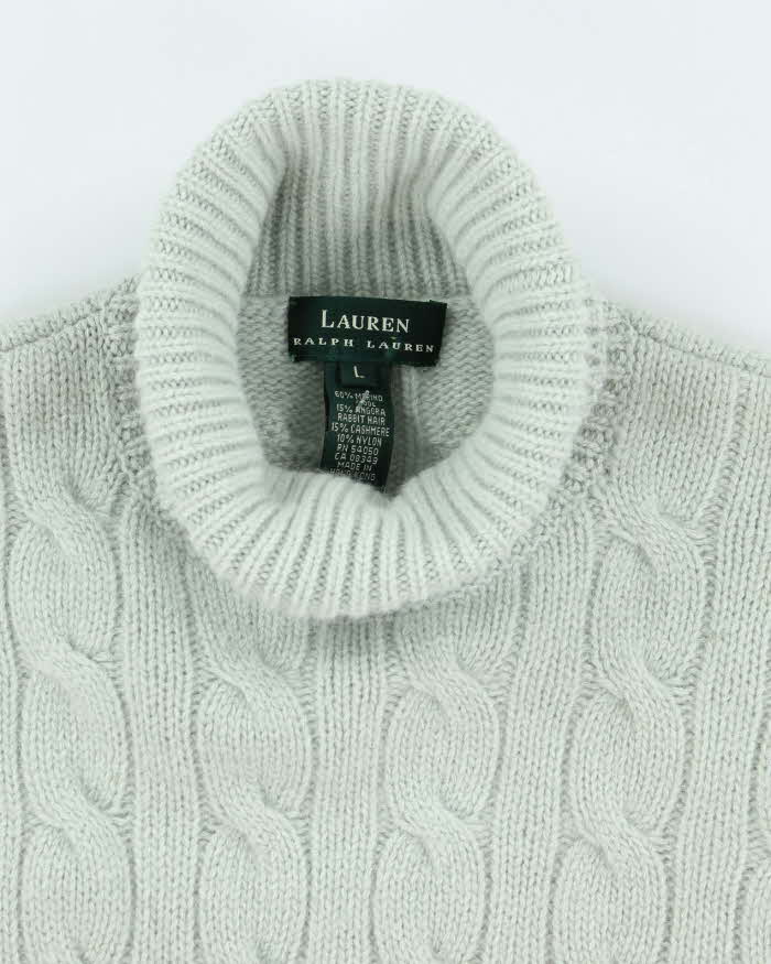 Vintage Ralph Lauren Wool, Angora & Cashmere Blend Jumper - L