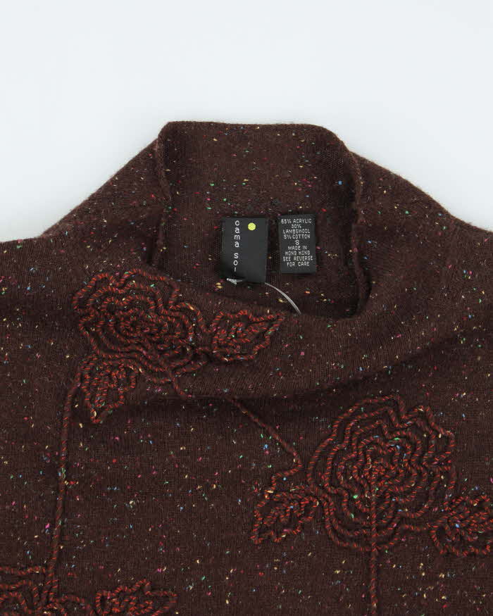 Vintage 90s Cama Soi Wool Blend Jumper - S