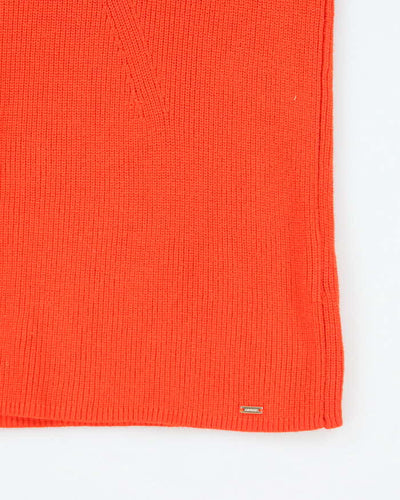 Vintage Tommy Hilfiger Orange Tank Knit - L