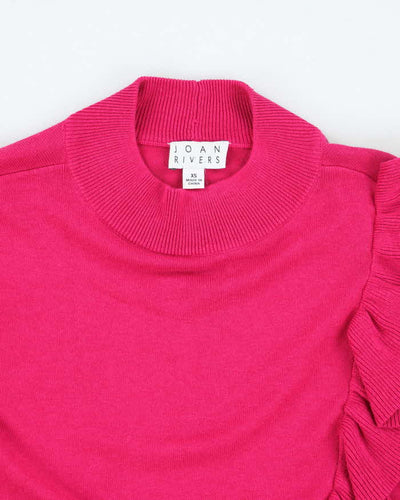 Vintage Joan Rivers Textured Knit Jumper - XS
