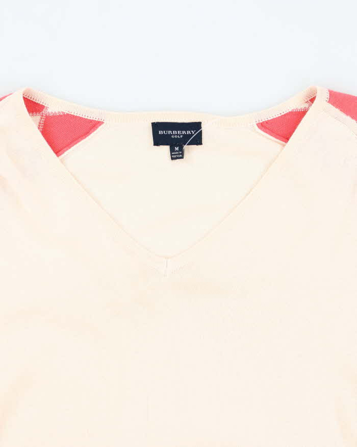 Vintage Burberry Golf Knit Jumper - M