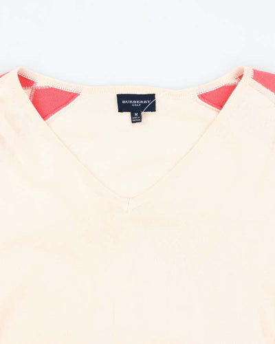 Vintage Burberry Golf Knit Jumper - M