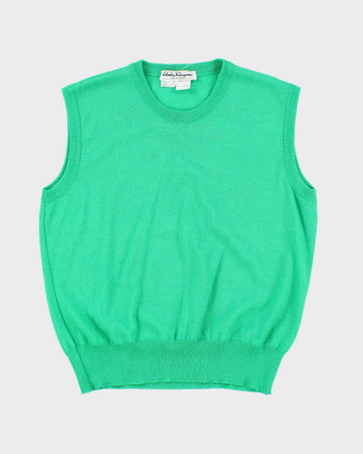 Vintage Salvatore Ferragamo Wool Tank Knit - M