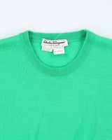 Vintage Salvatore Ferragamo Wool Tank Knit - M