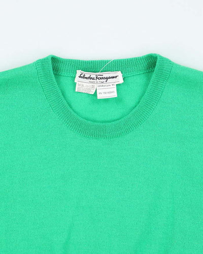 Vintage Salvatore Ferragamo Wool Tank Knit - M