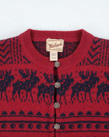 Vintage Woolrich Button-Up Wool Cardigan - S