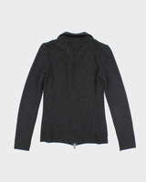 Vintage Prada Wool Zip-Up Jumper - S