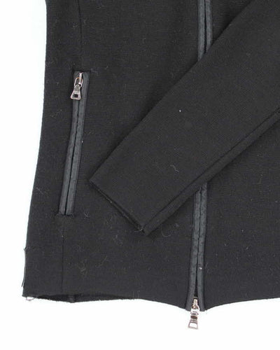 Vintage Prada Wool Zip-Up Jumper - S