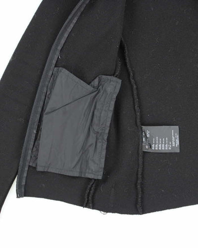 Vintage Prada Wool Zip-Up Jumper - S