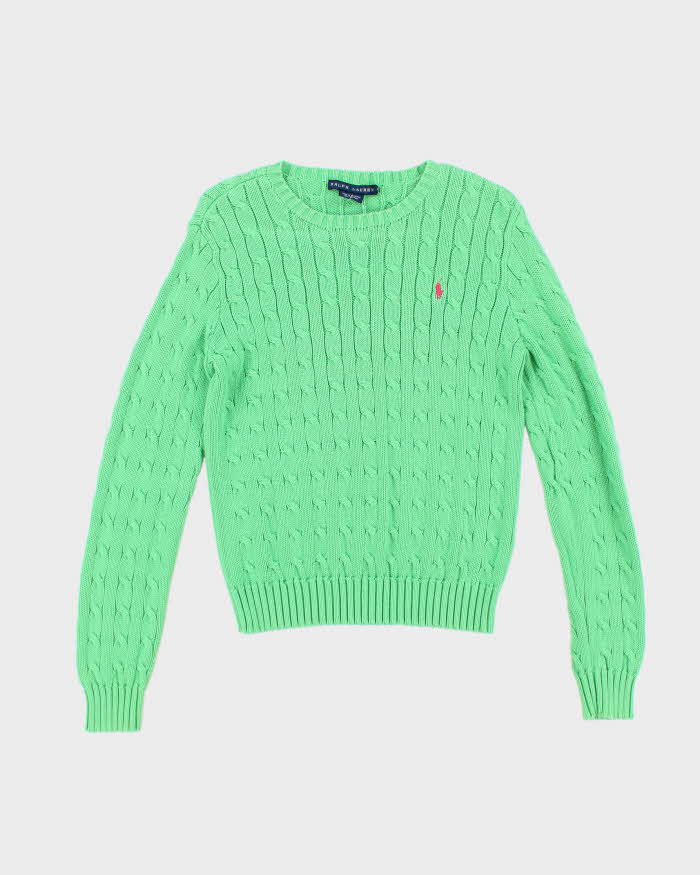 Vintage Ralph Lauren Green Jumper - M