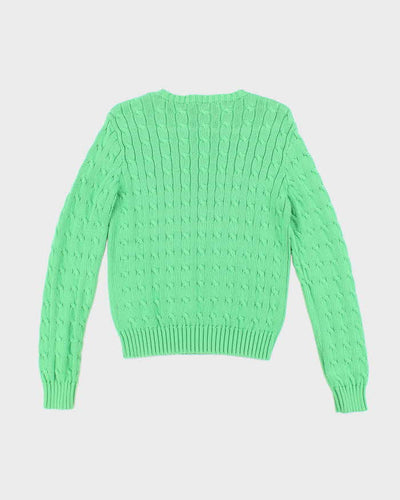 Vintage Ralph Lauren Green Jumper - M