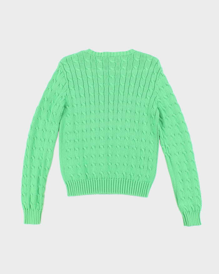 Vintage Ralph Lauren Green Jumper - M