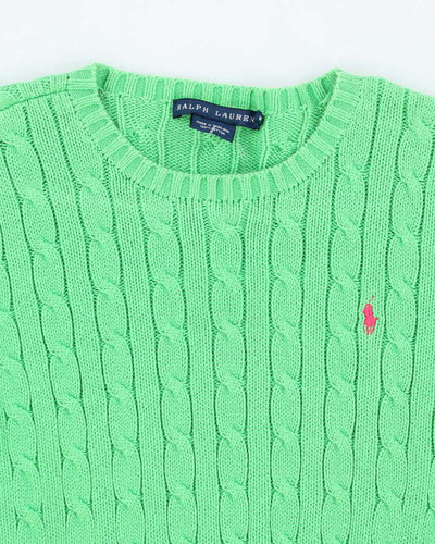 Vintage Ralph Lauren Green Jumper - M
