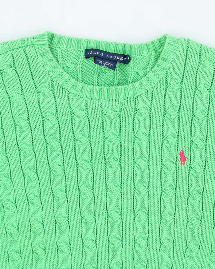 Vintage Ralph Lauren Green Jumper - M