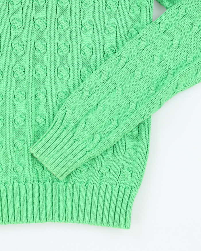 Vintage Ralph Lauren Green Jumper - M