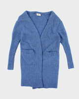 Acne Mohair &amp; Wool Oversized Blue Cardigan - XS