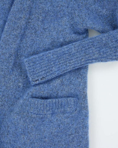 Acne Mohair & Wool Oversized Blue Cardigan - XS