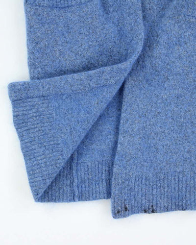 Acne Mohair & Wool Oversized Blue Cardigan - XS