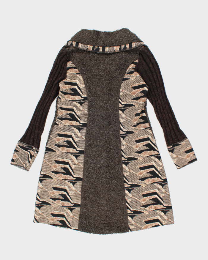Vintage Y2k 00s Papa Long Wool Blend Cardigan - S