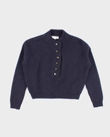 La Maille Sezane Wool Blend Quarter-Button Jumper -XS