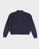 La Maille Sezane Wool Blend Quarter-Button Jumper -XS