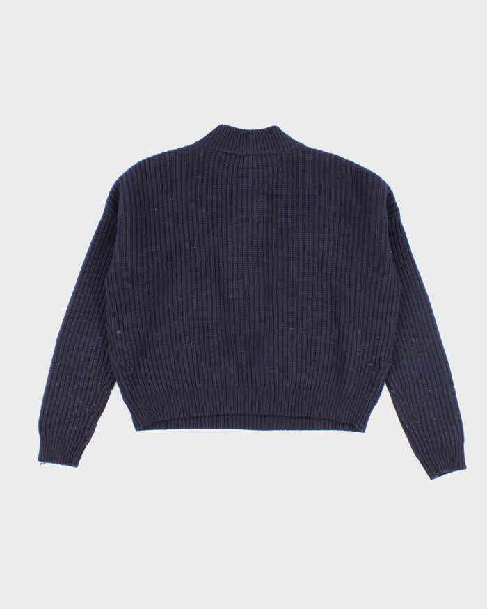 La Maille Sezane Wool Blend Quarter-Button Jumper -XS