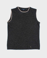 Vintage Burberry Wool Tank-Knit - S