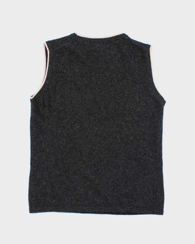 Vintage Burberry Wool Tank-Knit - S