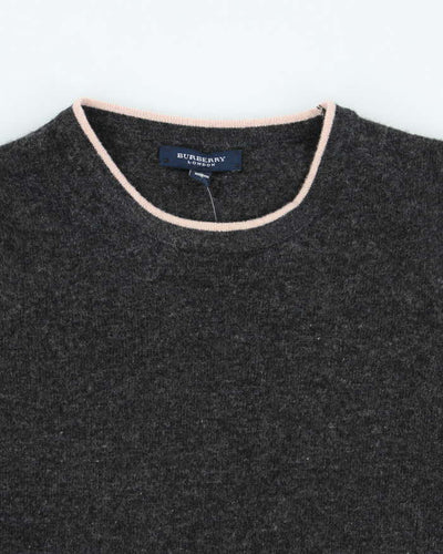 Vintage Burberry Wool Tank-Knit - S
