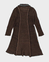 Vintage Y2k 00s Pretty Angel Patchwork Knit Cardigan - M