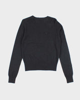 Vintage Y2k 00s Juicy Couture Black Cashmere &amp; Wool Blend Jumper - M