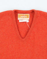 Vintage Jantzen Orange Wool Tank Knit - M