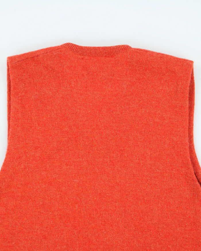 Vintage Jantzen Orange Wool Tank Knit - M