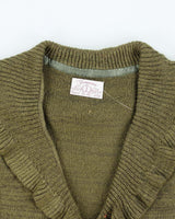 Vintage Y2k 00s Tamoon Wool Blend Ruffle Cardigan - S