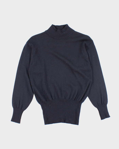 Vintage MaxMara Blue Wool Jumper - S