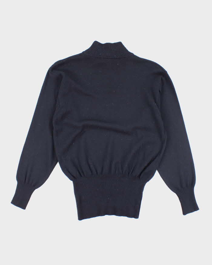 Vintage MaxMara Blue Wool Jumper - S