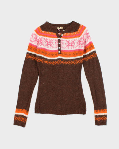 Vintage Y2k 00s Buffalo Mohair Blend Jumper - S