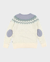 Women's Fjall Raven Patterned 100% Wool Knit Jumper - M
