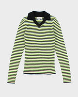 Vintage Y2k 00s Nine To Five Wool Blend Collard Jumper - XS