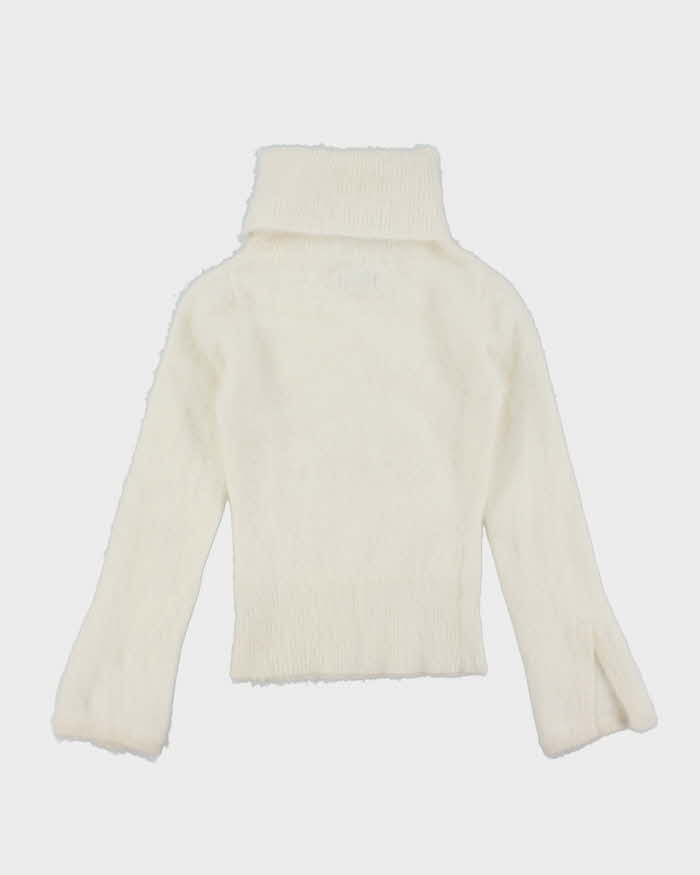 Vintage Y2k 00s Talula Babaton Angora Blend Roll Neck Jumper - XS